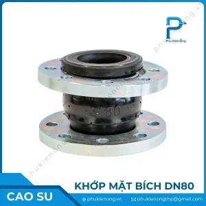 Khớp nối mềm cao su DN80