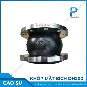 Khớp nối mềm cao su DN200