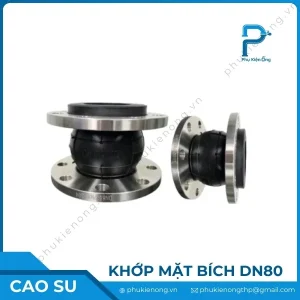 Khớp nối mềm cao su DN80