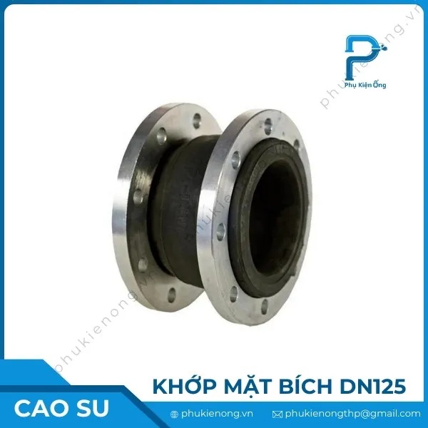 Khớp nối mềm cao su DN125