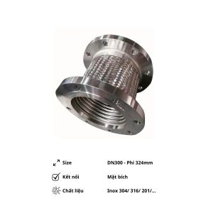 Khớp nối mềm inox DN300