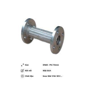 Khớp nối mềm inox DN65