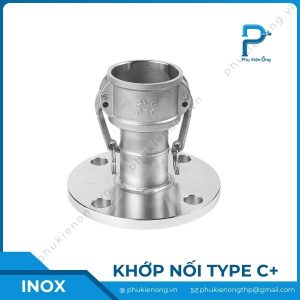 Khớp nối nhanh inox kiểu C nối bích | Type C+