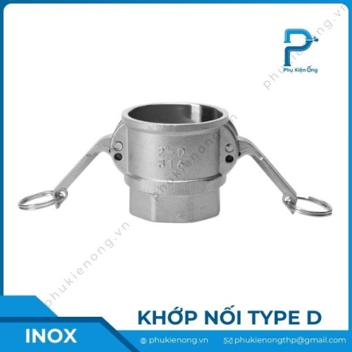 Khớp nối nhanh inox kiểu D