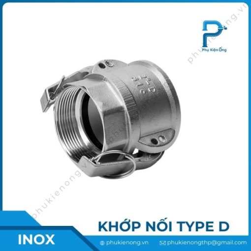 Khớp nối nhanh inox kiểu D