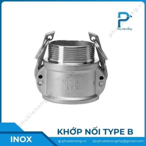 Khớp nối nhanh inox kiểu B