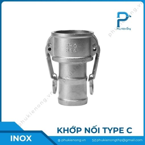 Khớp nối nhanh inox kiểu C