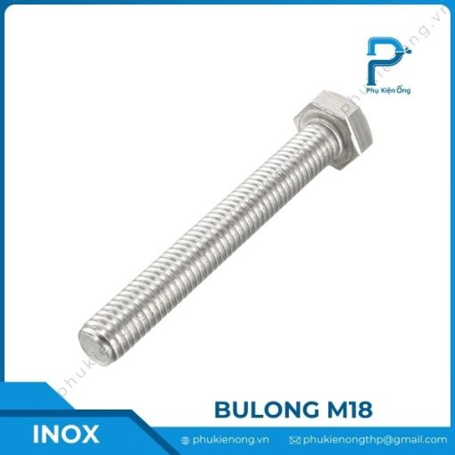 Bu lông inox 304 M18