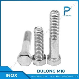 Bu lông inox 304 M18