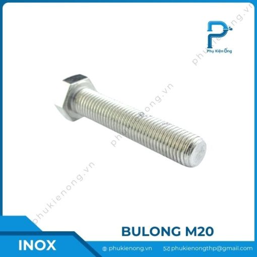 Bu lông inox 304 M20