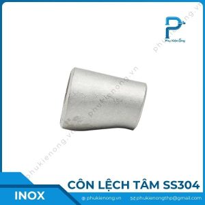 Côn thu lệch tâm inox 304