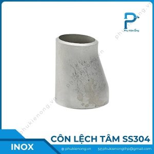 Côn thu lệch tâm inox 304