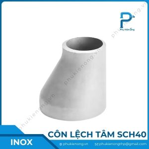 Côn thu lệch tâm inox SCH40