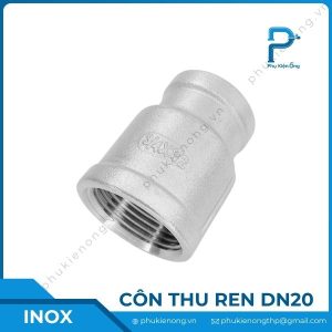 Côn thu ren inox DN20