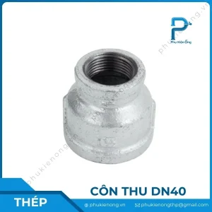Côn thu ren mạ kẽm DN40