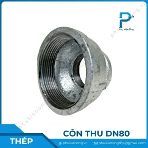 Côn thu ren mạ kẽm DN80