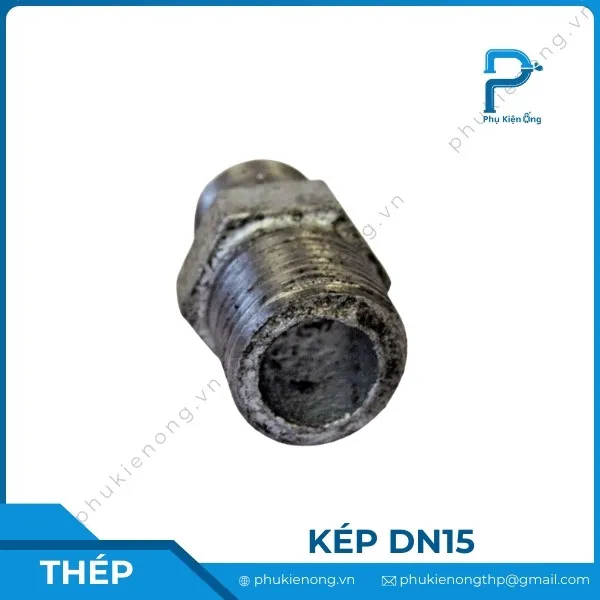 Kép ren mạ kẽm DN15