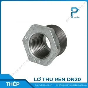Lơ thu ren mạ kẽm DN20