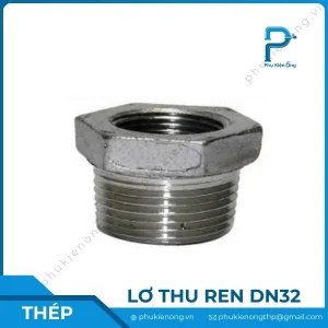 Lơ thu ren mạ kẽm DN32
