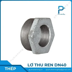 Lơ thu ren mạ kẽm DN40