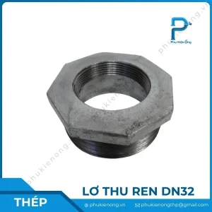 Lơ thu ren mạ kẽm DN32