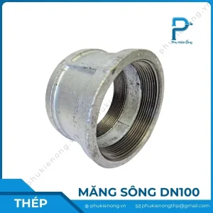 Măng sông ren mạ kẽm DN100