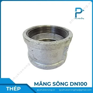 Măng sông ren mạ kẽm DN100