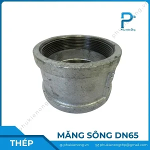 Măng sông ren mạ kẽm DN65