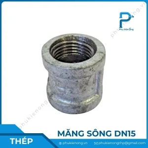 Măng sông ren mạ kẽm DN15