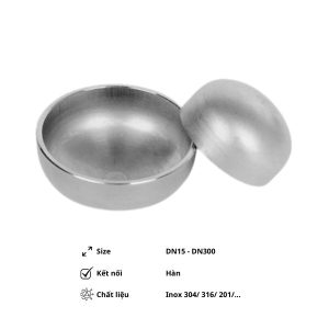 Nút bịt hàn inox 304