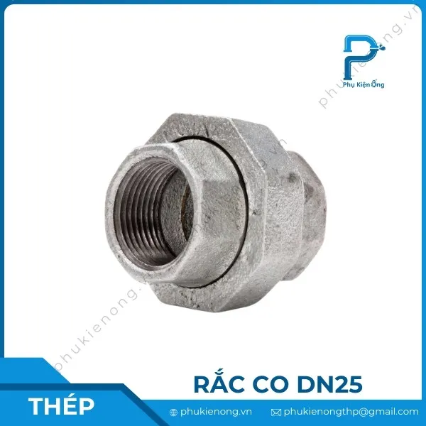 Rắc co ren mạ kẽm DN25