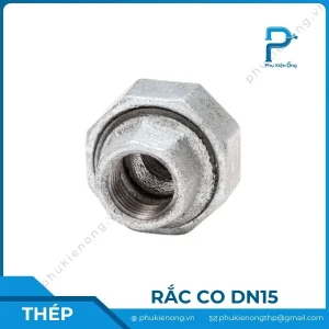 Rắc co ren mạ kẽm DN15