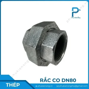Rắc co ren mạ kẽm DN80