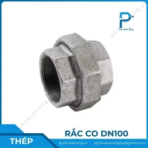 Rắc co ren mạ kẽm DN100