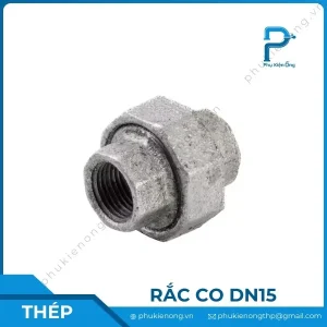 Rắc co ren mạ kẽm DN15