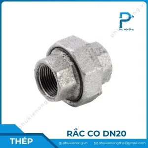 Rắc co ren mạ kẽm DN20