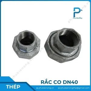 Rắc co ren mạ kẽm DN40