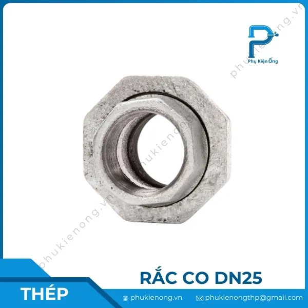 Rắc co ren mạ kẽm DN25