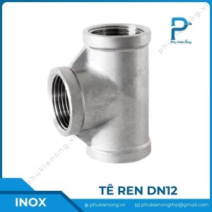 Tê ren inox DN12