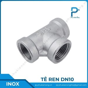 Tê ren inox DN10