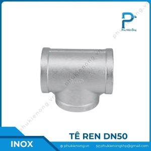 Tê ren inox DN50