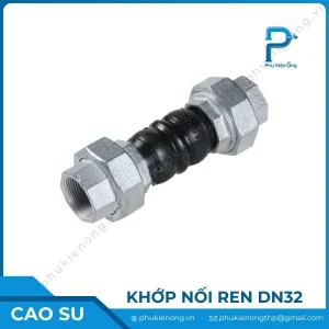 Khớp nối mềm cao su nối ren DN32