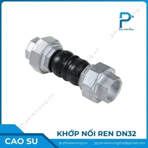 Khớp nối mềm cao su nối ren DN32