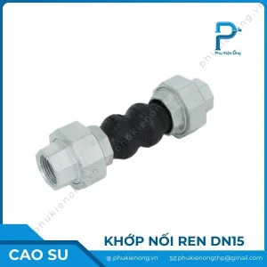 Khớp nối mềm cao su nối ren DN15
