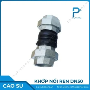 Khớp nối mềm cao su nối ren DN50
