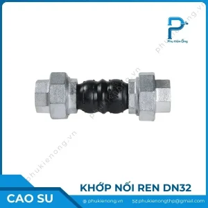 Khớp nối mềm cao su nối ren DN32