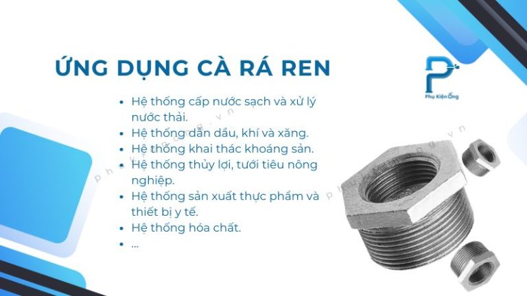 Cà rá ren là gì? Thông số và tính ứng dụng của cà rá ren