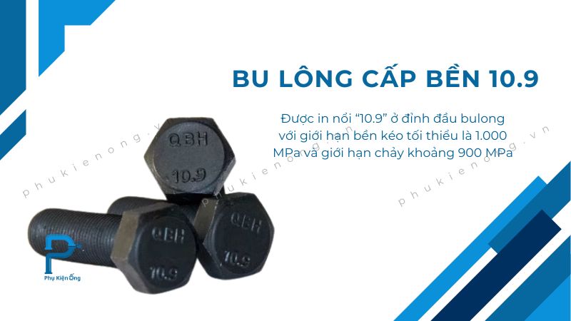 Bu lông cấp bền 10.9