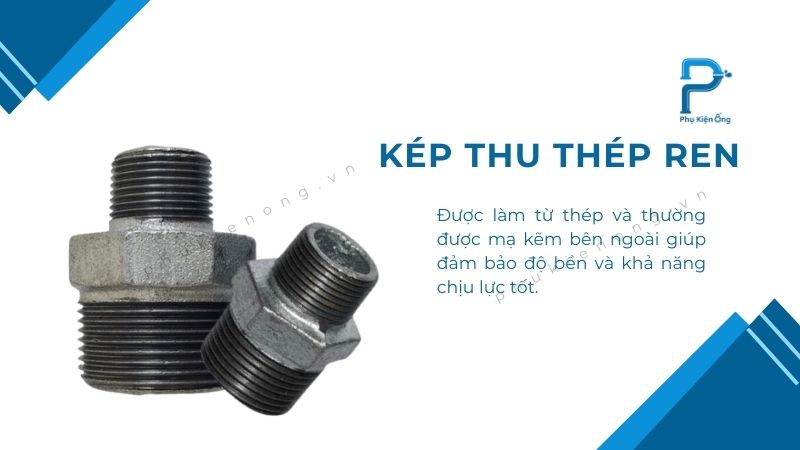 Kép thu thép ren có độ bền cao