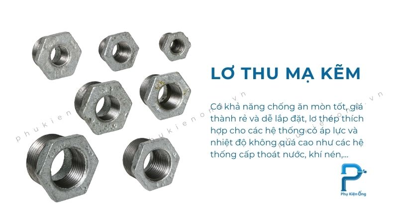 Đặc điểm lơ thu mạ kẽm